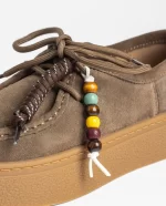 Yokono Γυναικεία Taupe Μοκασίνια με Flatform & Χάντρες MALADETA-260 - Image 3
